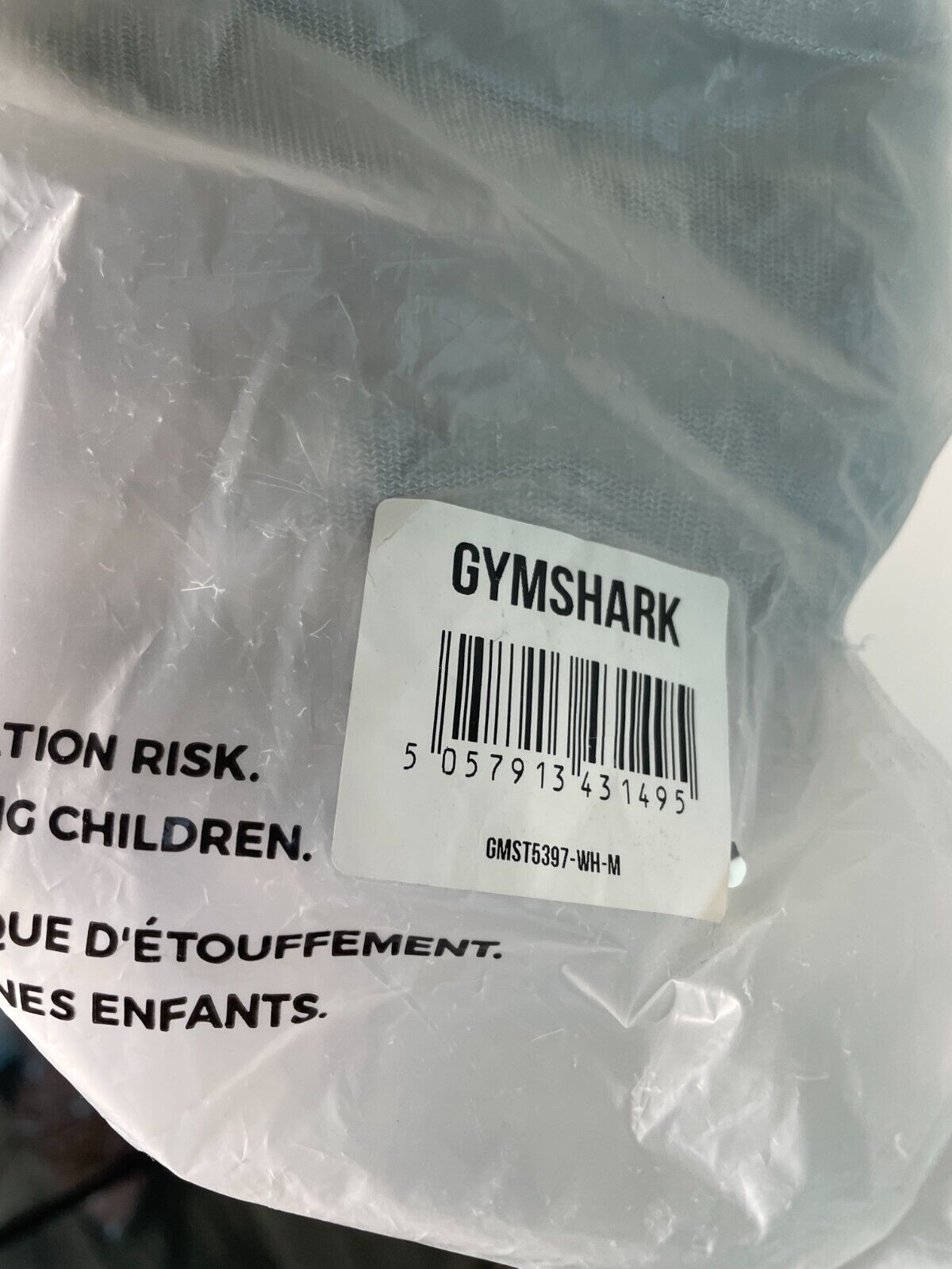 Gymshark Mens M Arrival Regular Fit T-Shirt Gray Crew Neck Short Sleeve GMST5257