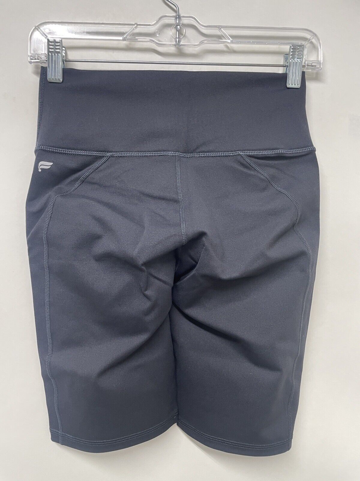 Fabletics Women's S Define PowerHold High-Waisted 9'' Short Black Gym Athletic