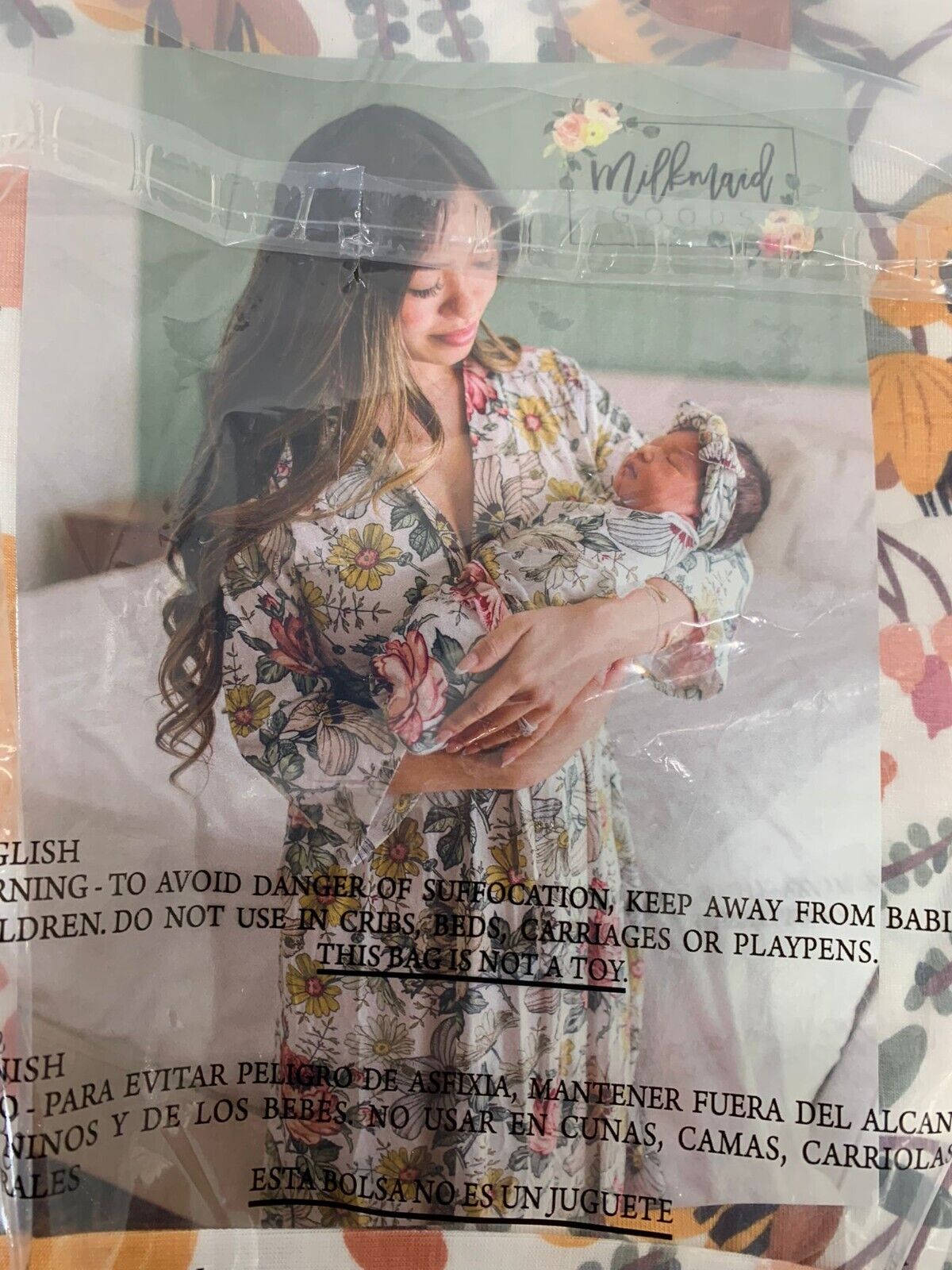 Milkmaid Goods Womens XXL Penelope Floral Robe Maternity Nursing