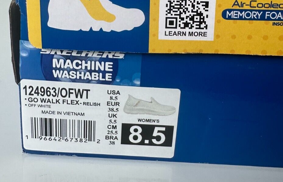 Skechers Womens 8.5 Performance Go Walk Flex Relish Slip-In Sneaker Shoes 124963