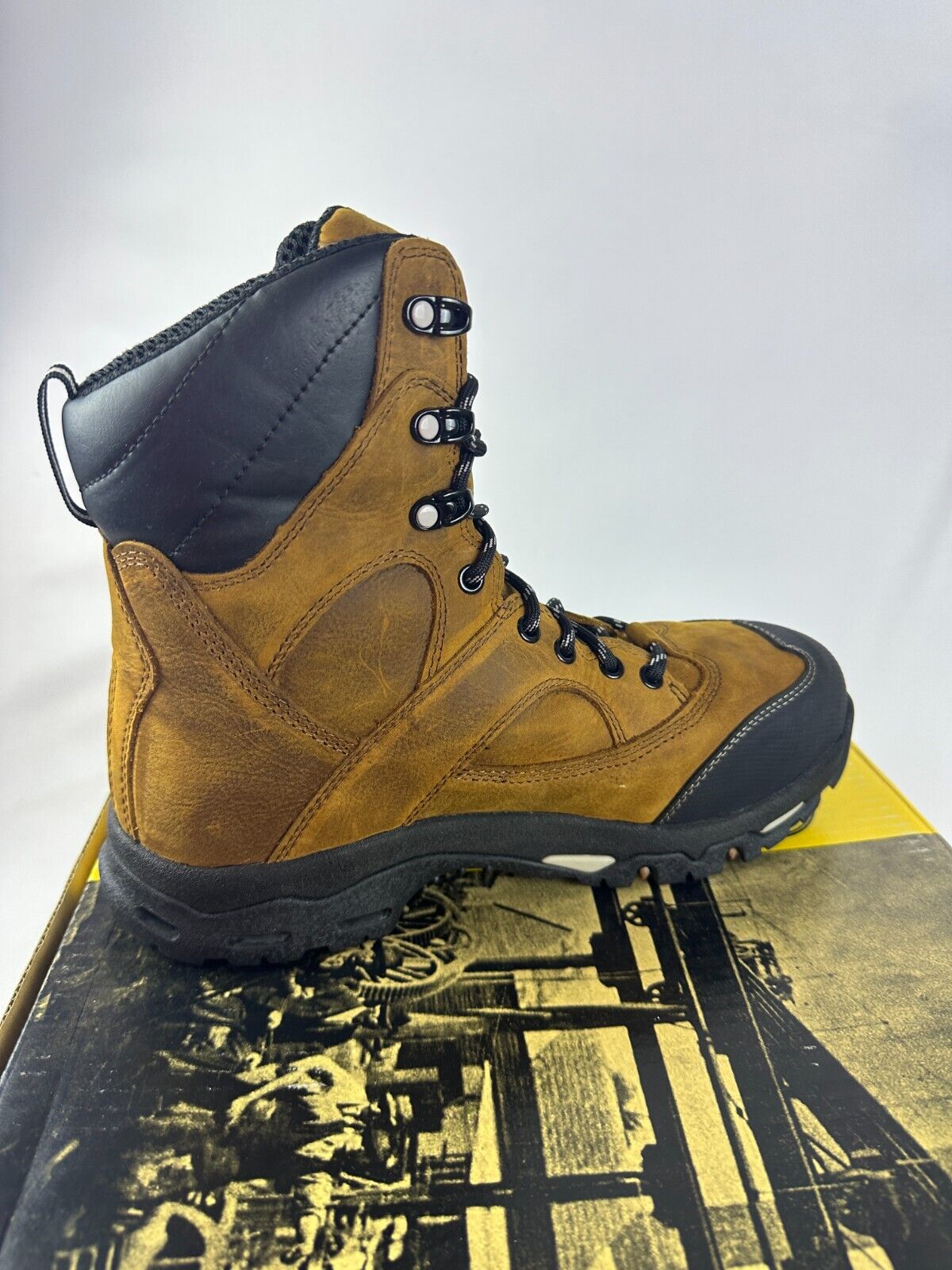 Oliver Womens 11.5 Steel Toe Work Safety Boot 8" Electrical Hazard Brown OL24031