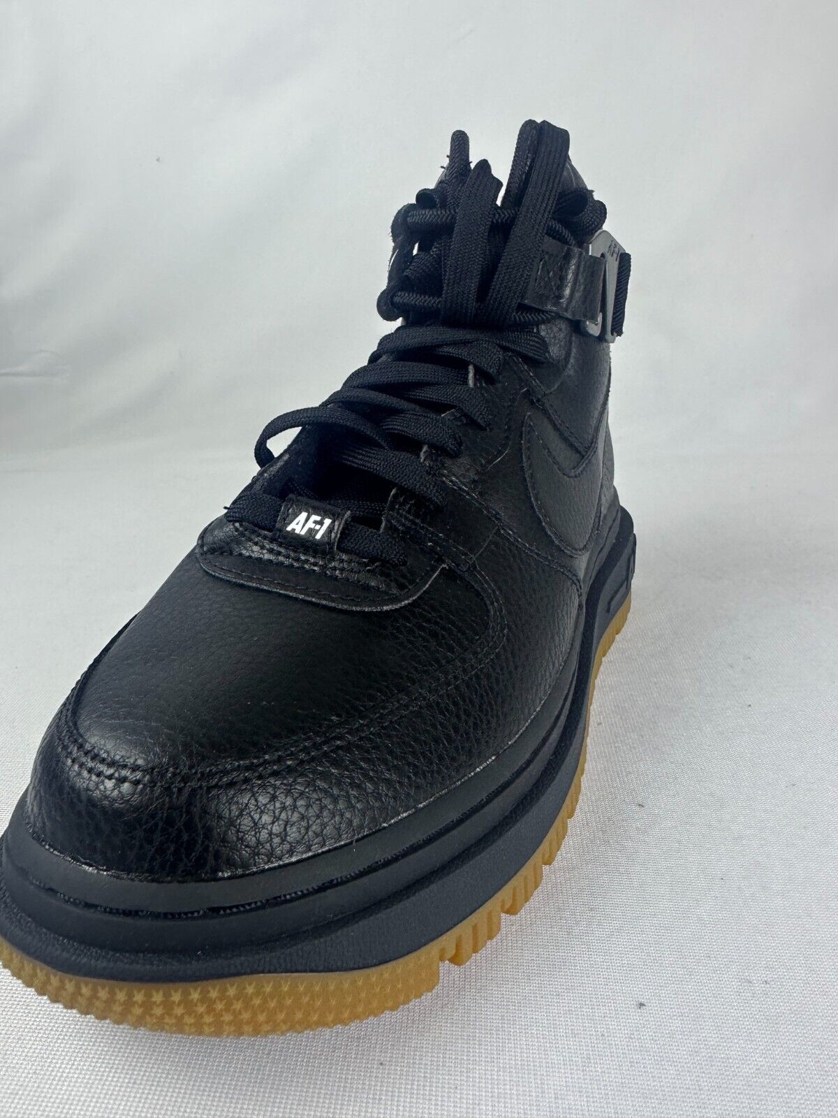 Nike Womens 7 Air Force 1 High Top UT 2.0 Black Skateboarding Shoes DC3584-001