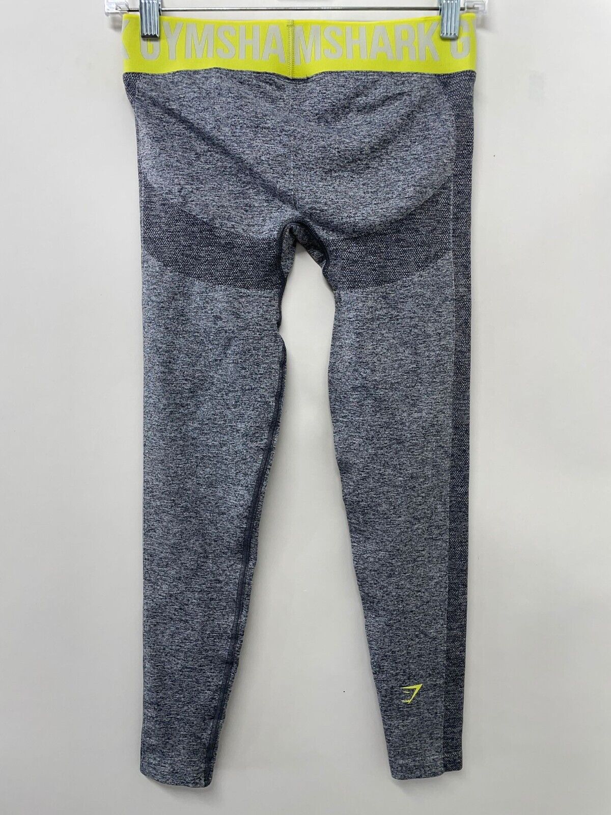 Gymshark Womens S Flex Low Rise Legging Gym Athletic Charcoal B1A2N Yellow
