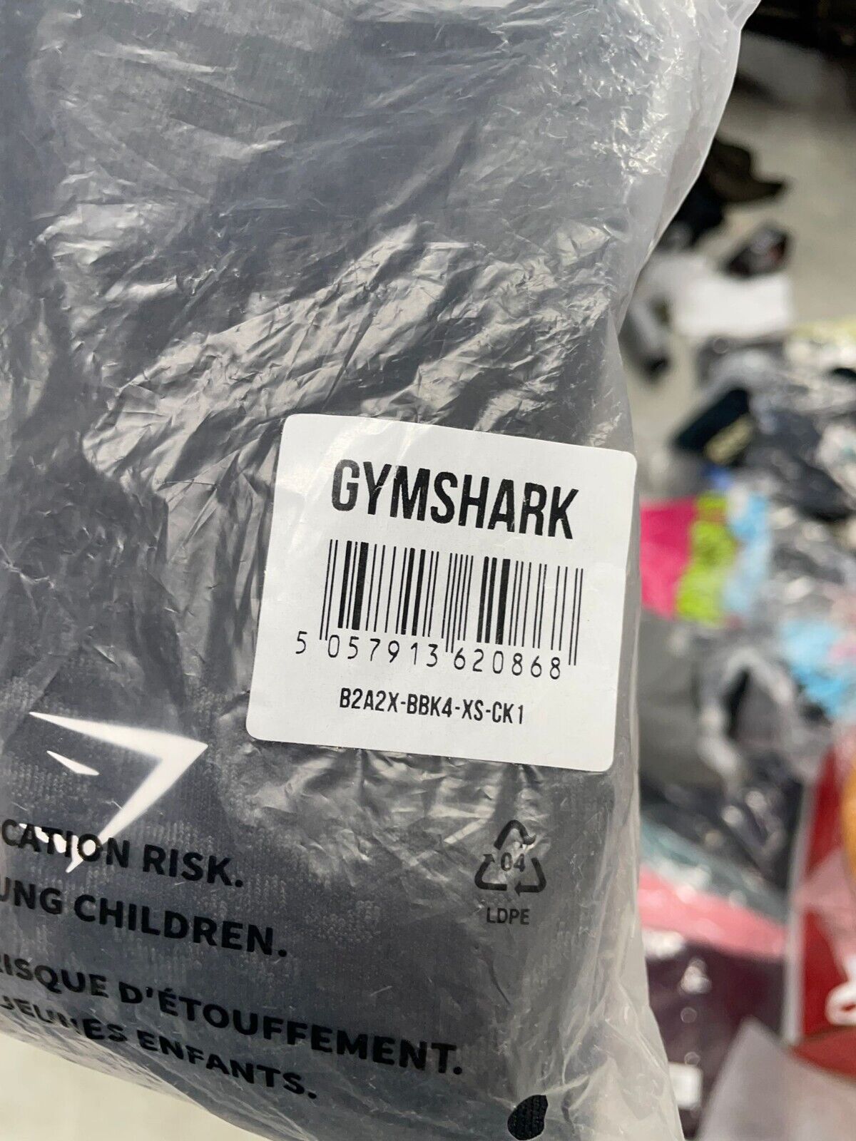 Gymshark Women XS Adapt Animal Seamless Cycling Shorts Compression Black Leopard