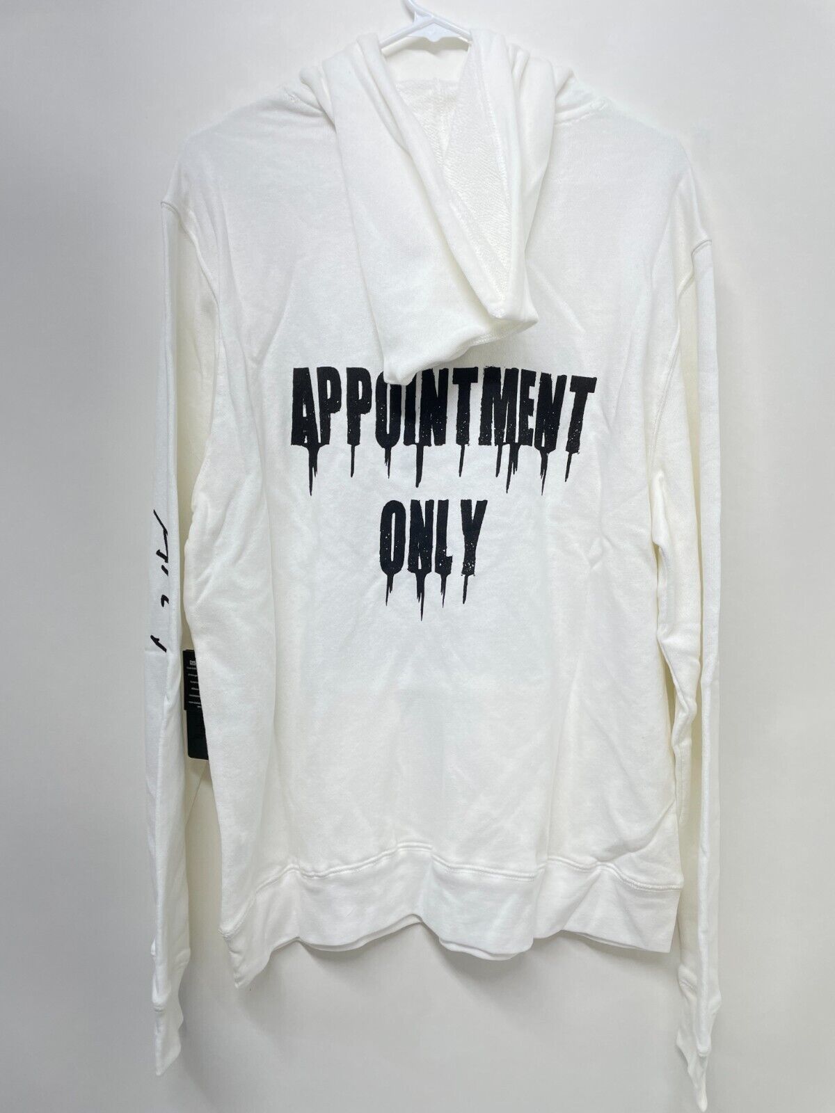 Ed Harley Womens L Cloud Dancer Hoodie Sweatshirt Dolls Kill White Relaxed Fit