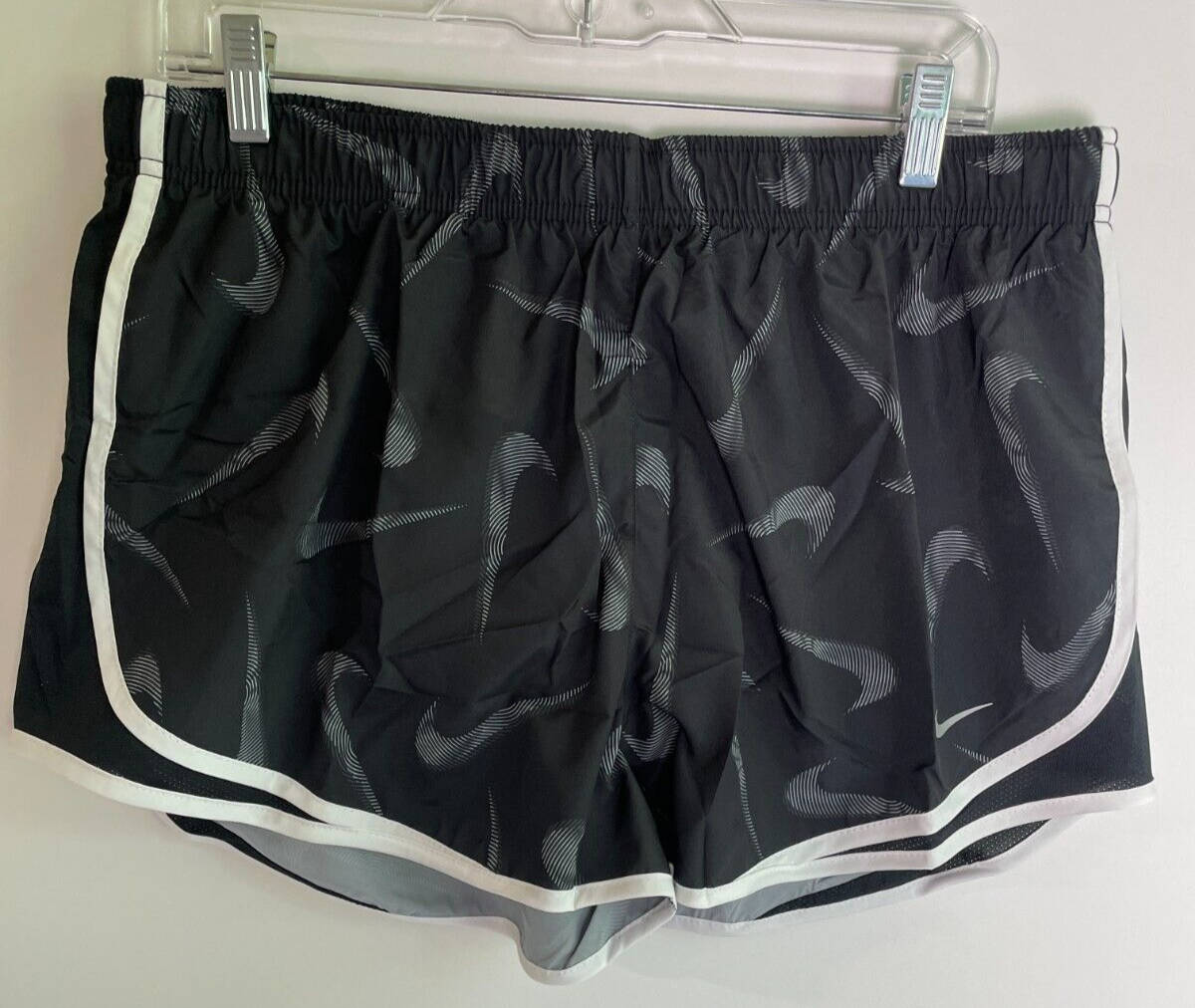 Nike Tempo Swoosh Women's XL Dri-FIT Brief-Lined Printed Running Shorts FB4954