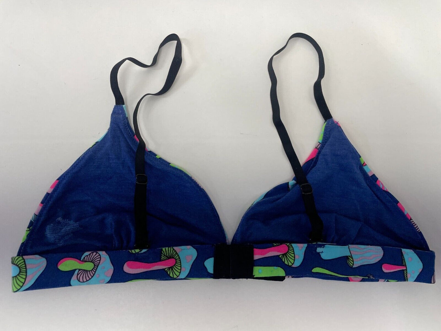 MeUndies Womens M Feel Free Triangle Bralette Get A Shroom Wireless Bra Mushroom