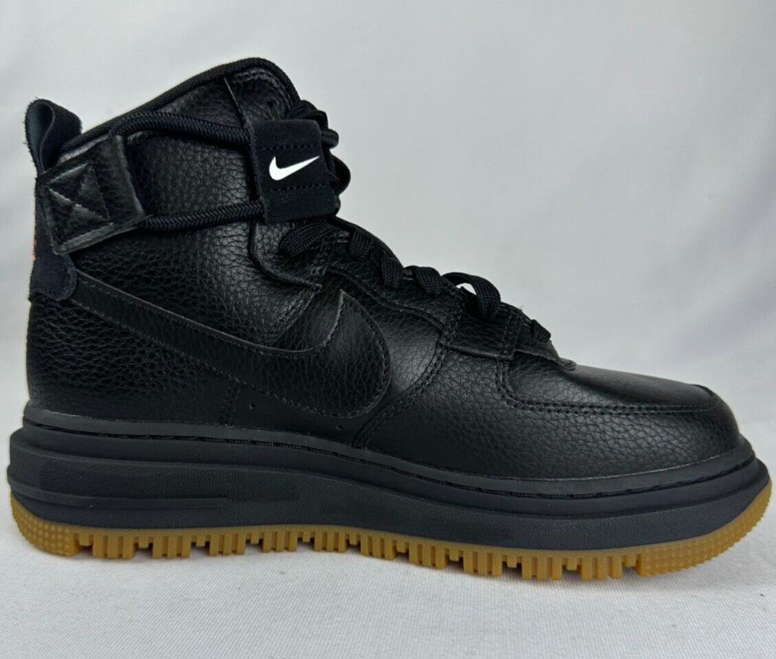 Nike Womens 7 Air Force 1 High Top UT 2.0 Black Skateboarding Shoes DC3584-001