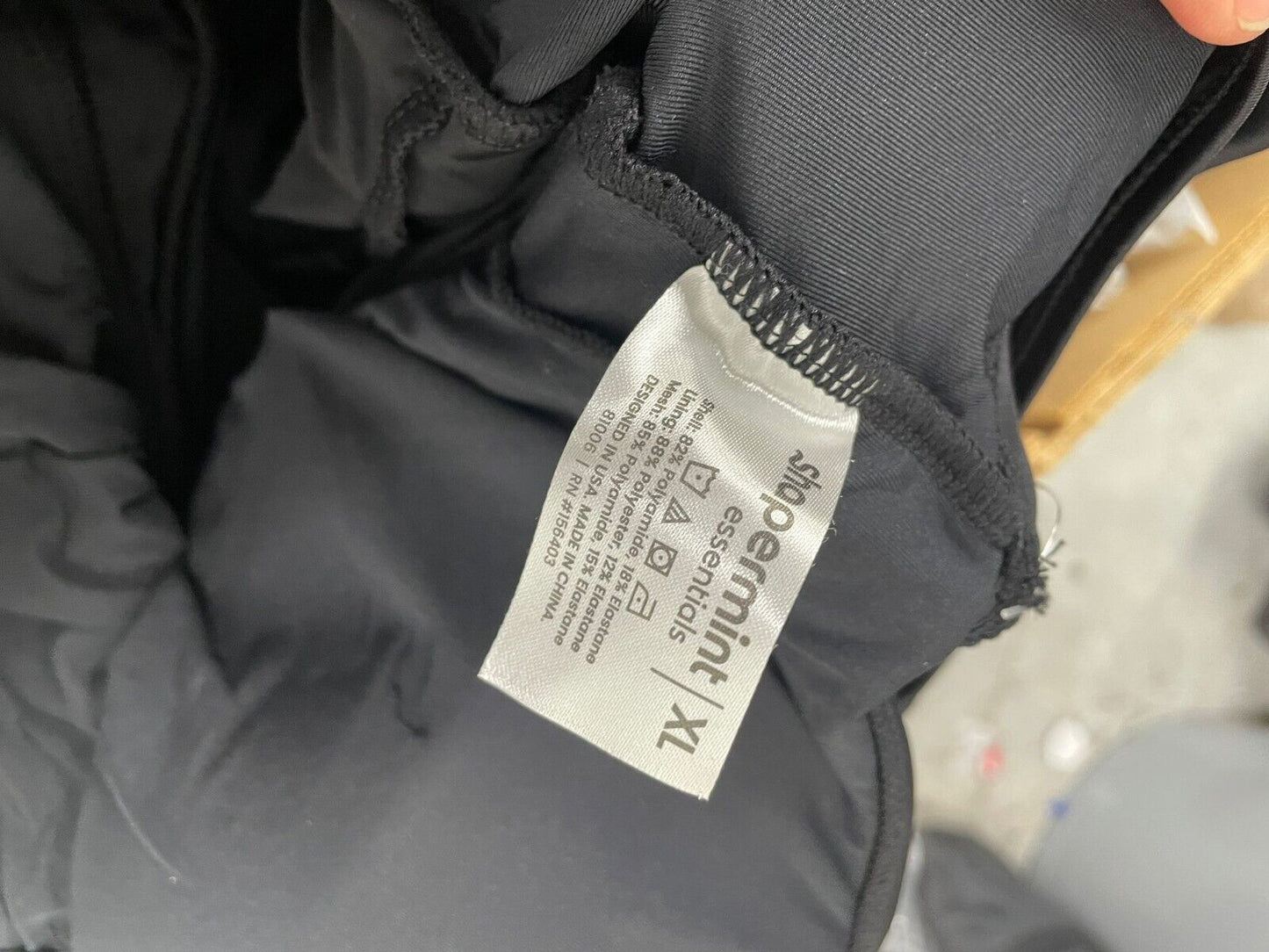 Shapermint Womens XL Swim Dress Black Swimsuit One Piece Shaping Essenntials