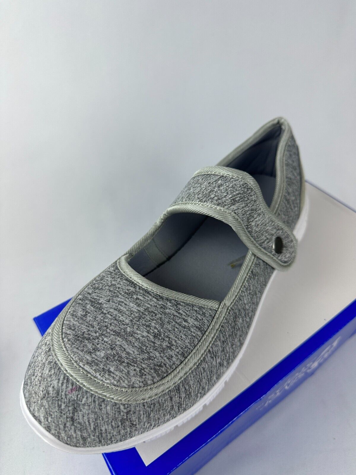 Silver Steps Womens 11 Miles Kimball Feather Lite Mary Jane Shoes GD-3862GY11