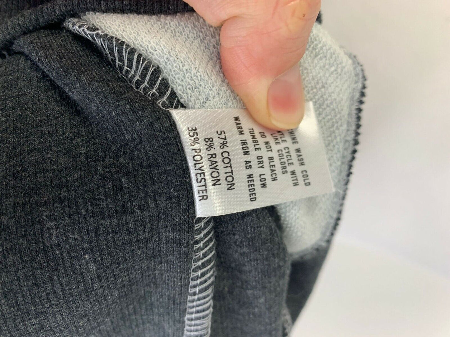 Retreat Los Angeles Raglan Sleeve French Terry Sweatshirt Damion Concrete Gray