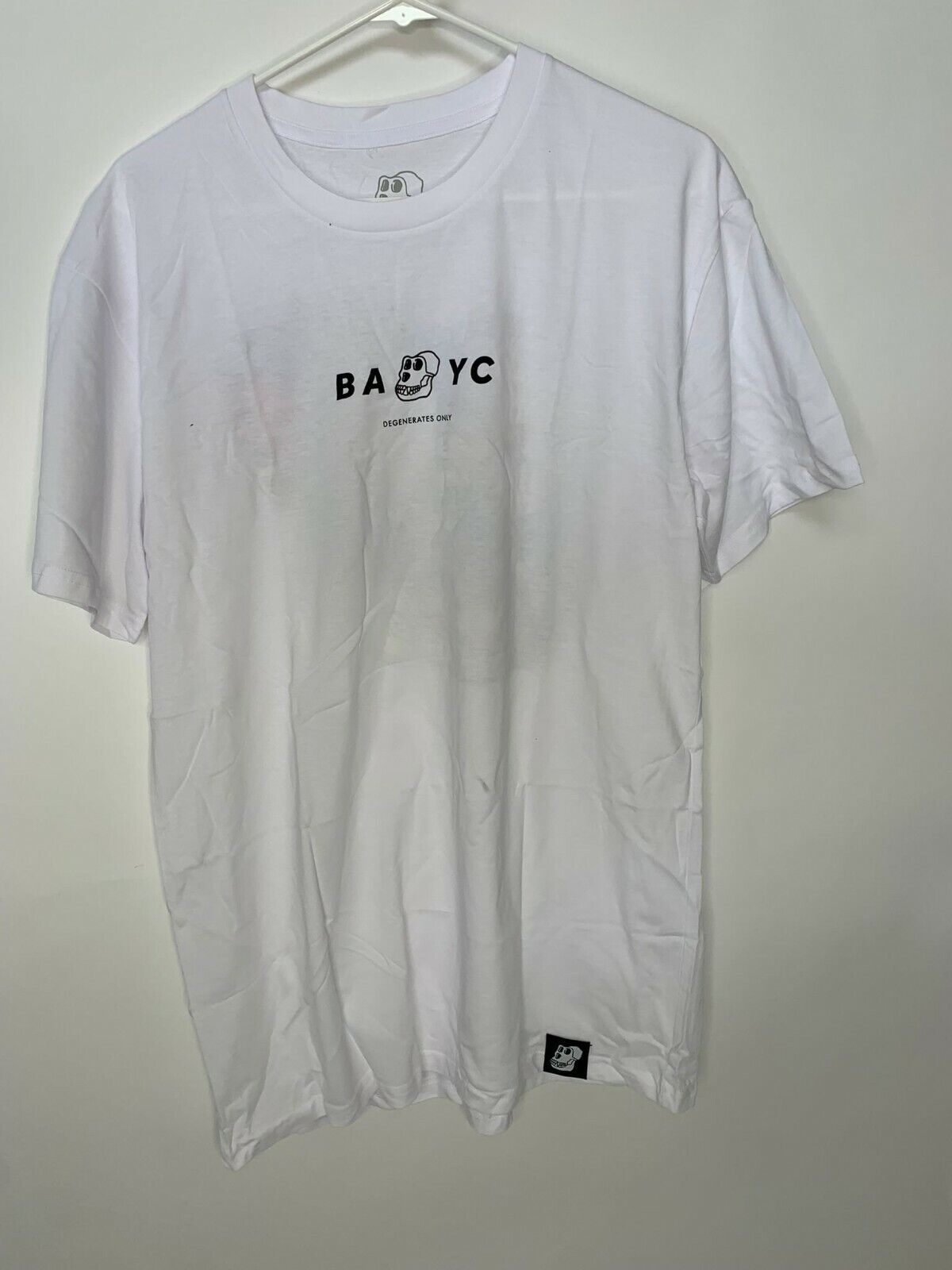 BAYC Bored Ape Yacht Club Mens L Degenerates Only Trash Tee T Shirt Ape Fest