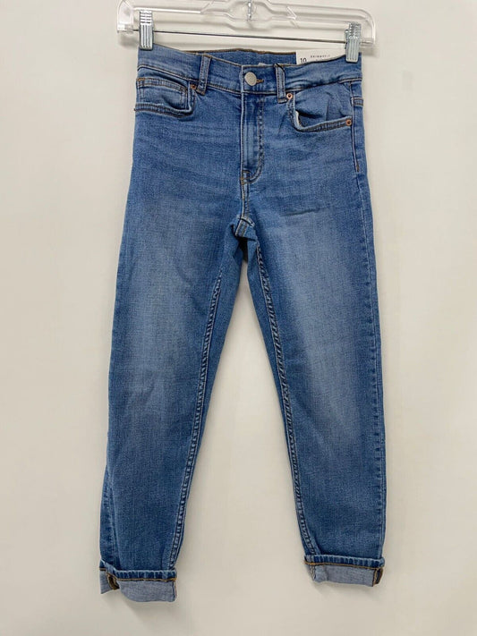 Zara Girls Kids Skinny Fit Comfy Denim Jeans 6987/764 9 10 Medium Wash