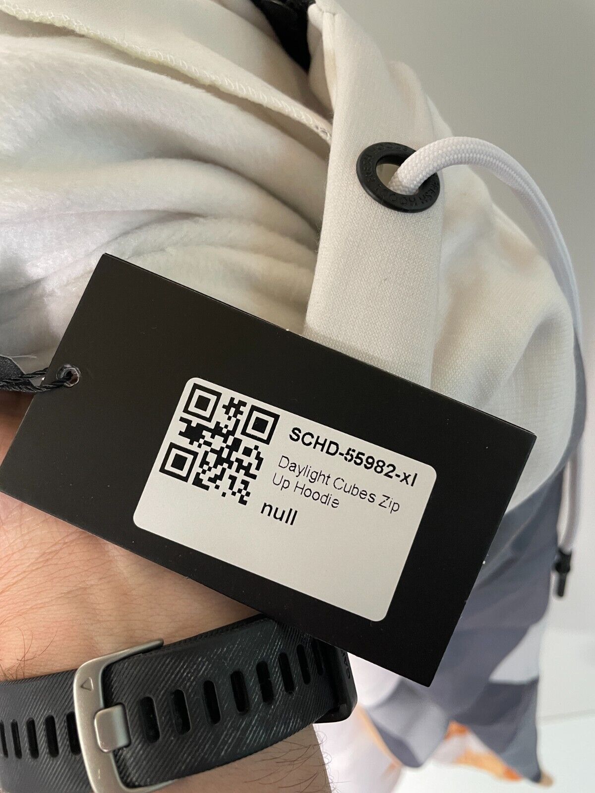 Fresh Hoods Men's XL Daylight Cubes Geometric Full Zip Hoodie Unisex SCHD-55982