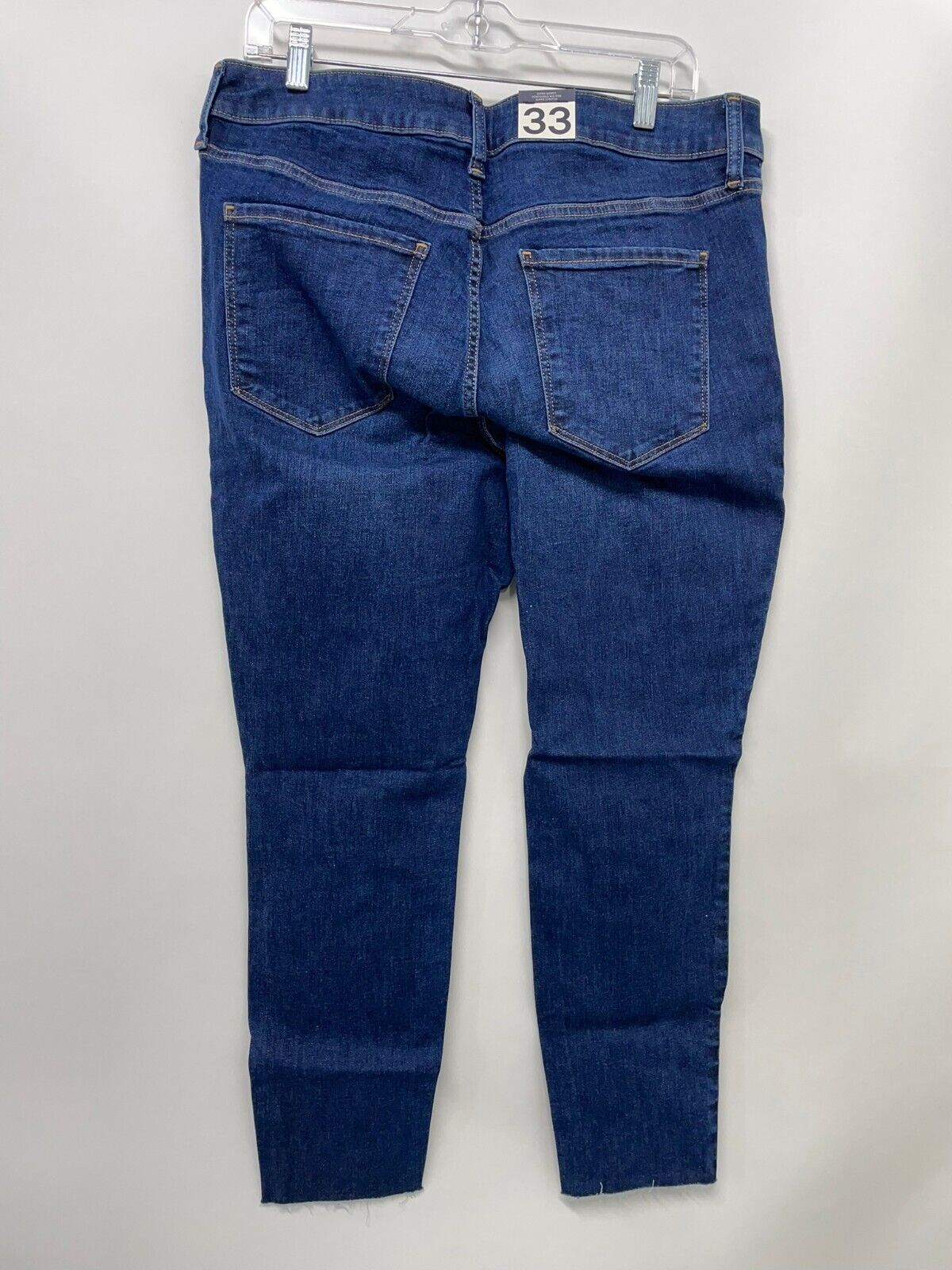 Gap Women 33 16S 16P Universal Mid Rise Jegging Jeans Denim Washwell Dark Indigo