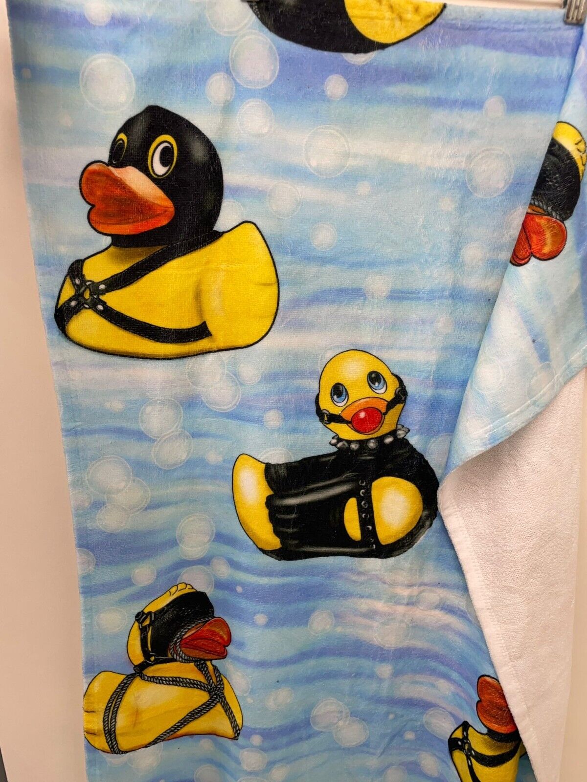 Cub and Bare SPLASH SWIMWEAR Naughty Ducks Beach Towel LBGTQ Gay Pride BSDM