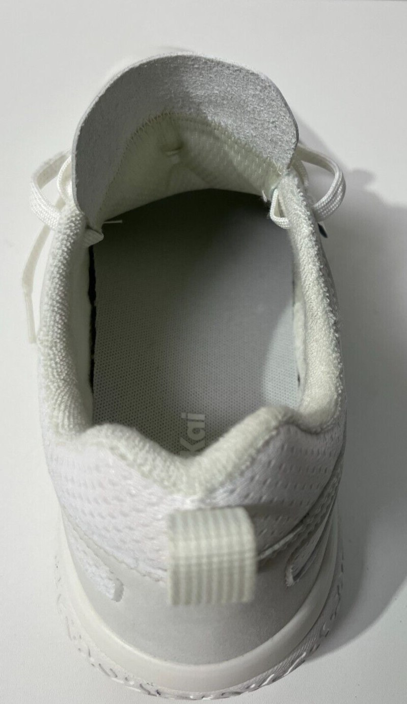 OluKai Men's 9 ‘Anau Court Lace Up Pickleball Tennis Sneaker Bright White 10545