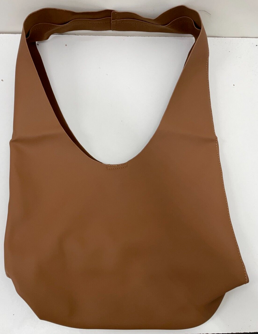 Truffle Collection Womens Super Slouchy Tote Bag Tan Brown Top Handle 118939167