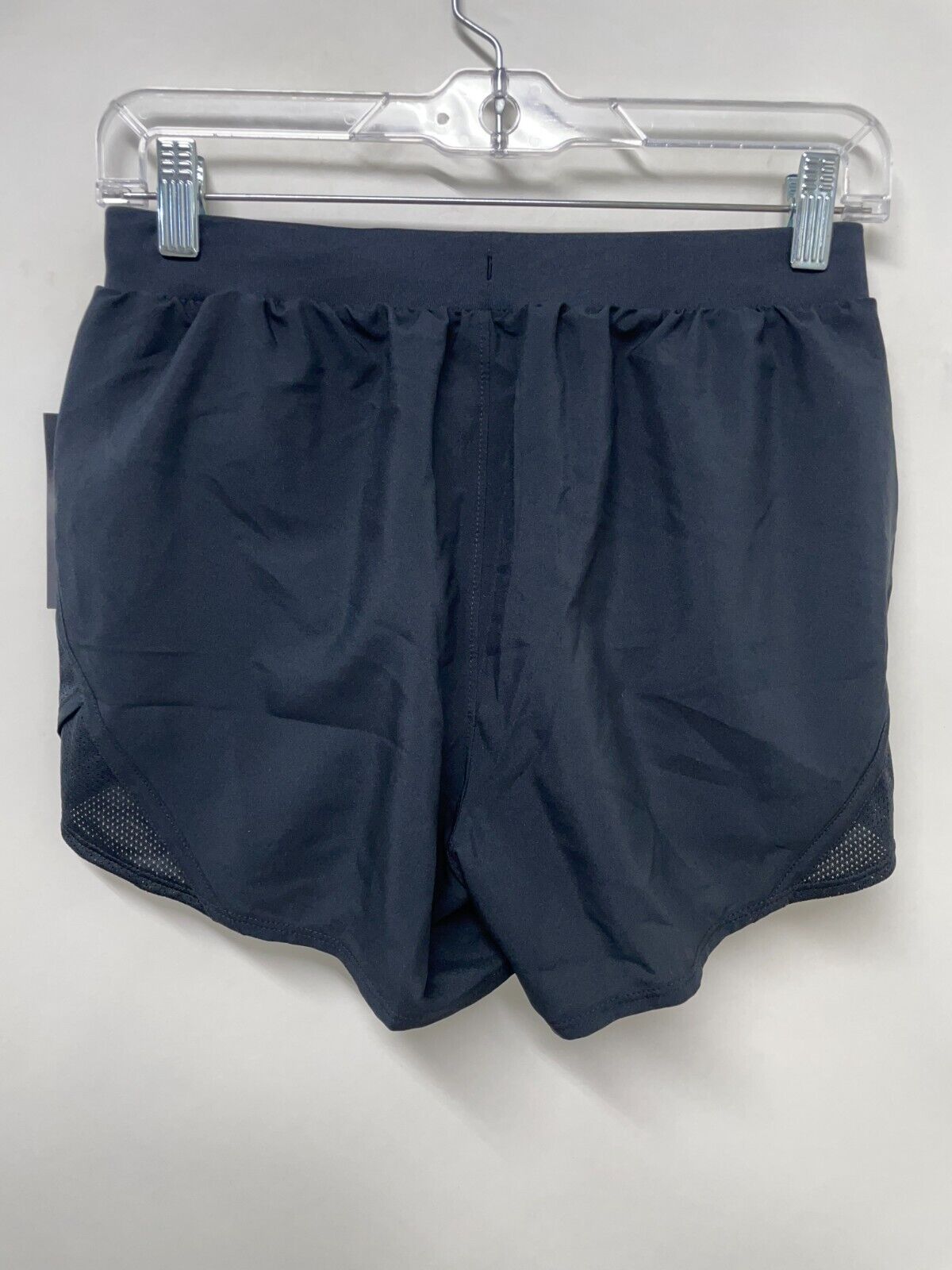 Under Armour Womens XS UA Fly By 2.0 Shorts Black Mesh Panels Athletic 1350196