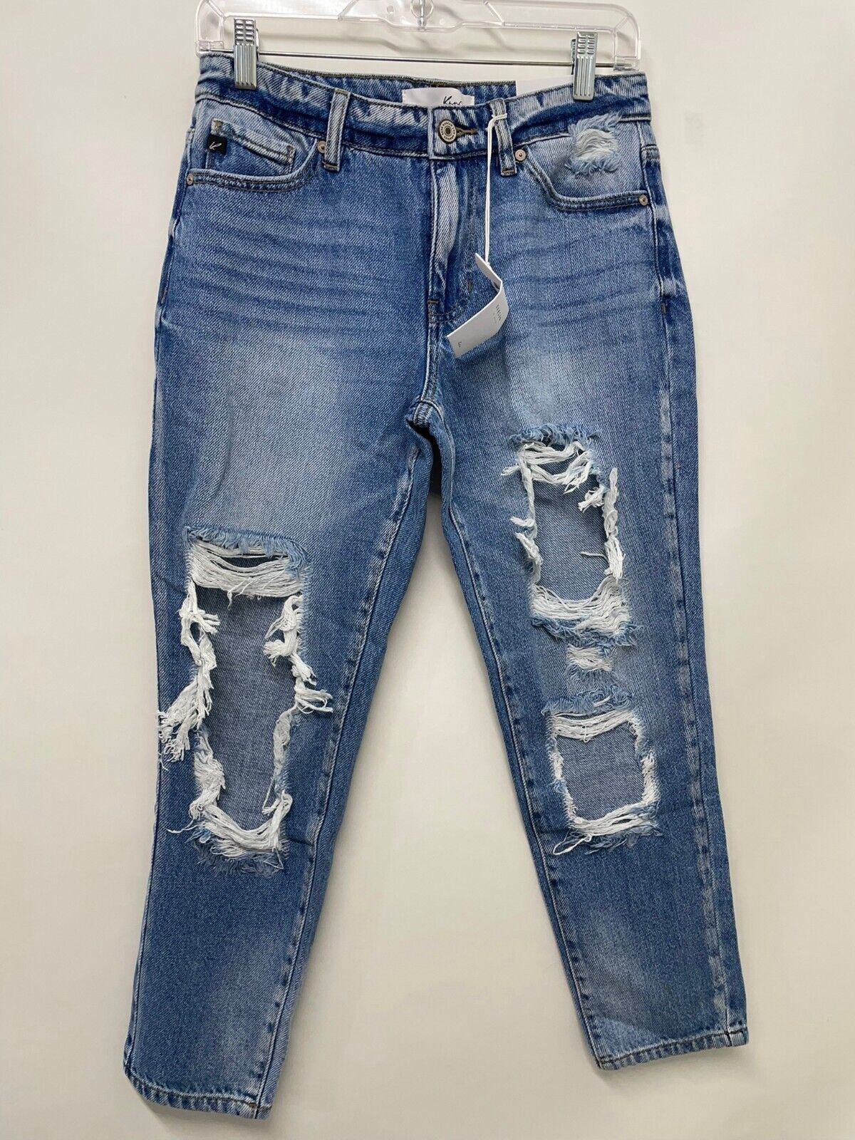 Kancan Womens 3/25 Lot 2 Mom Kerrigan Relaxed Bonnie Jeans Boyfriend High Waist