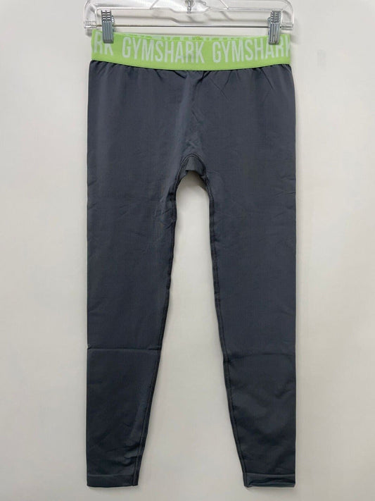 Gymshark Womens M Fit Seamless Legging Banded Gym Charcoal Gray Pant Athletic