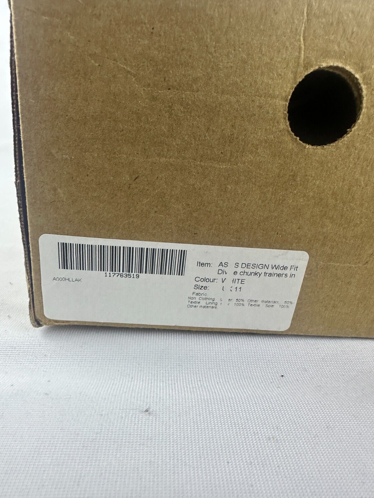 Asos Design Womens 11 Wide Fit Divine Chunky Trainers Sneakers 117763519 Shoes