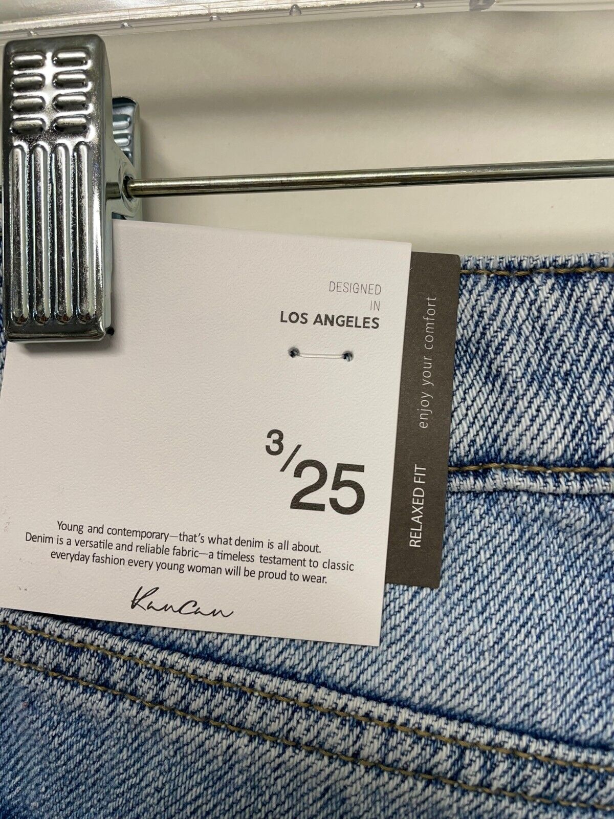 Kancan Womens 3/25 Lot 2 Mom Kerrigan Relaxed Bonnie Jeans Boyfriend High Waist