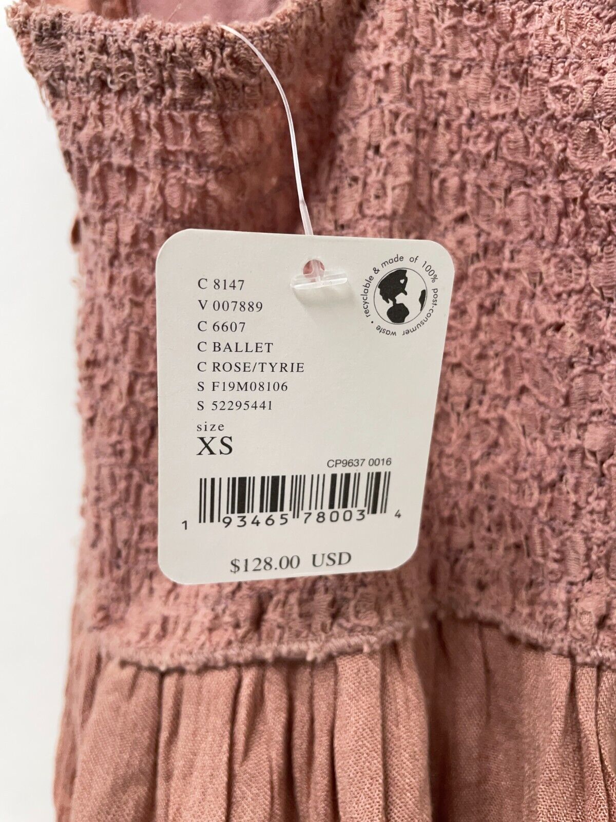 Free People FP One Women's XS Adella Maxi Slip Dress Rose Boho Crochet 52295441