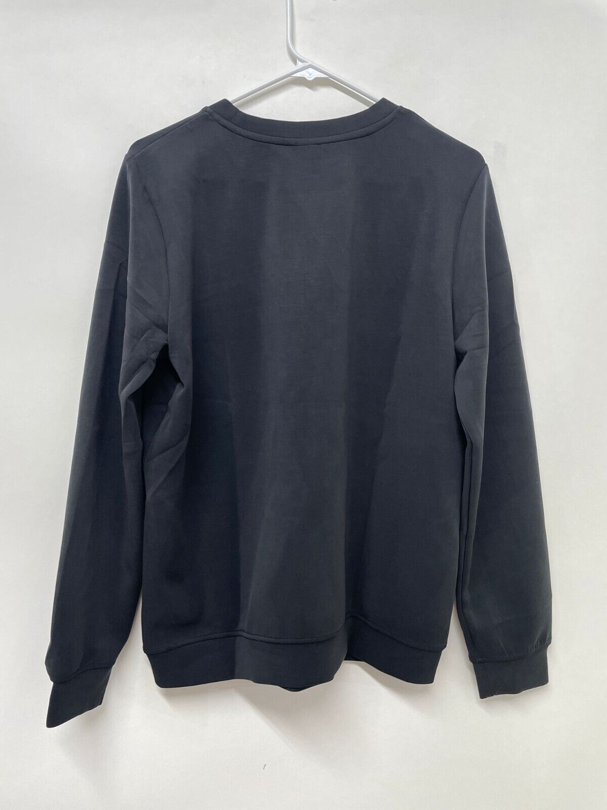 Zyia Active Womens M Emergence Sweatshirt Pullover Black Gym Spellout Stretch