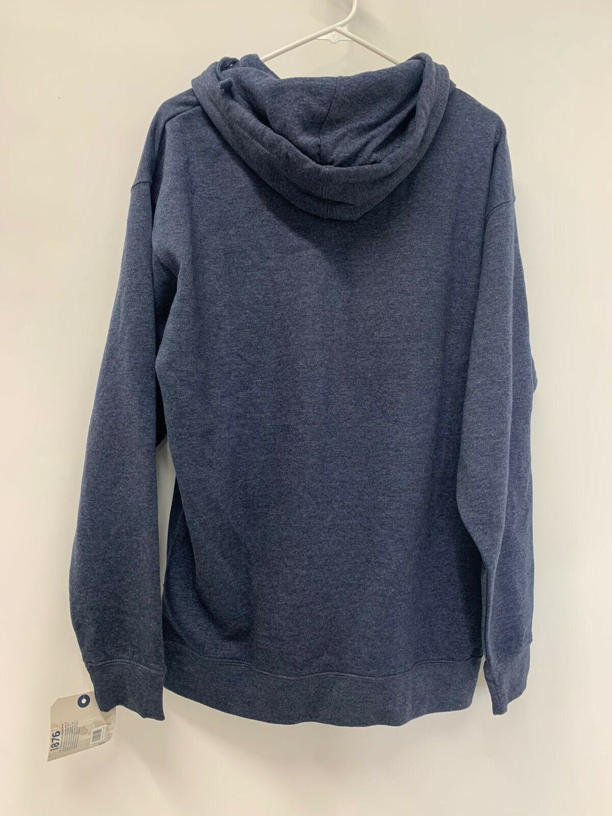 1876 Apparel Mens L Heather Blue CO 6 Pack Hoodie Sweatshirt Colorado Beer