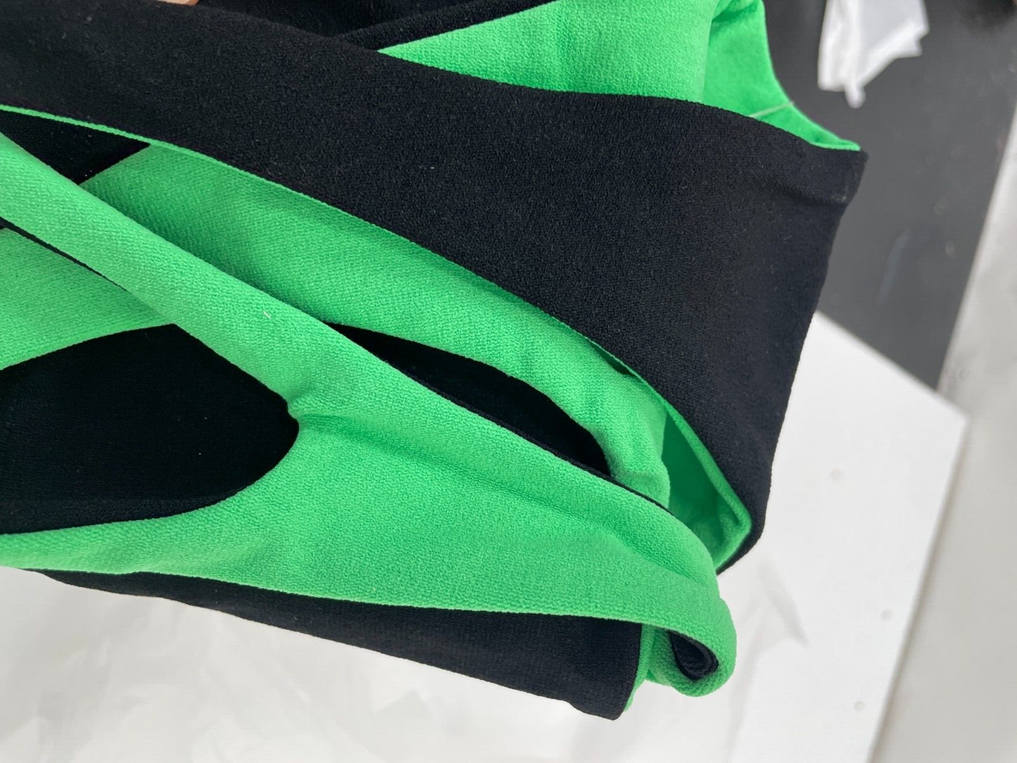 Fabletics Women XS Simone SculptKnit Reversible Sports Bra Black BA2147917-10106