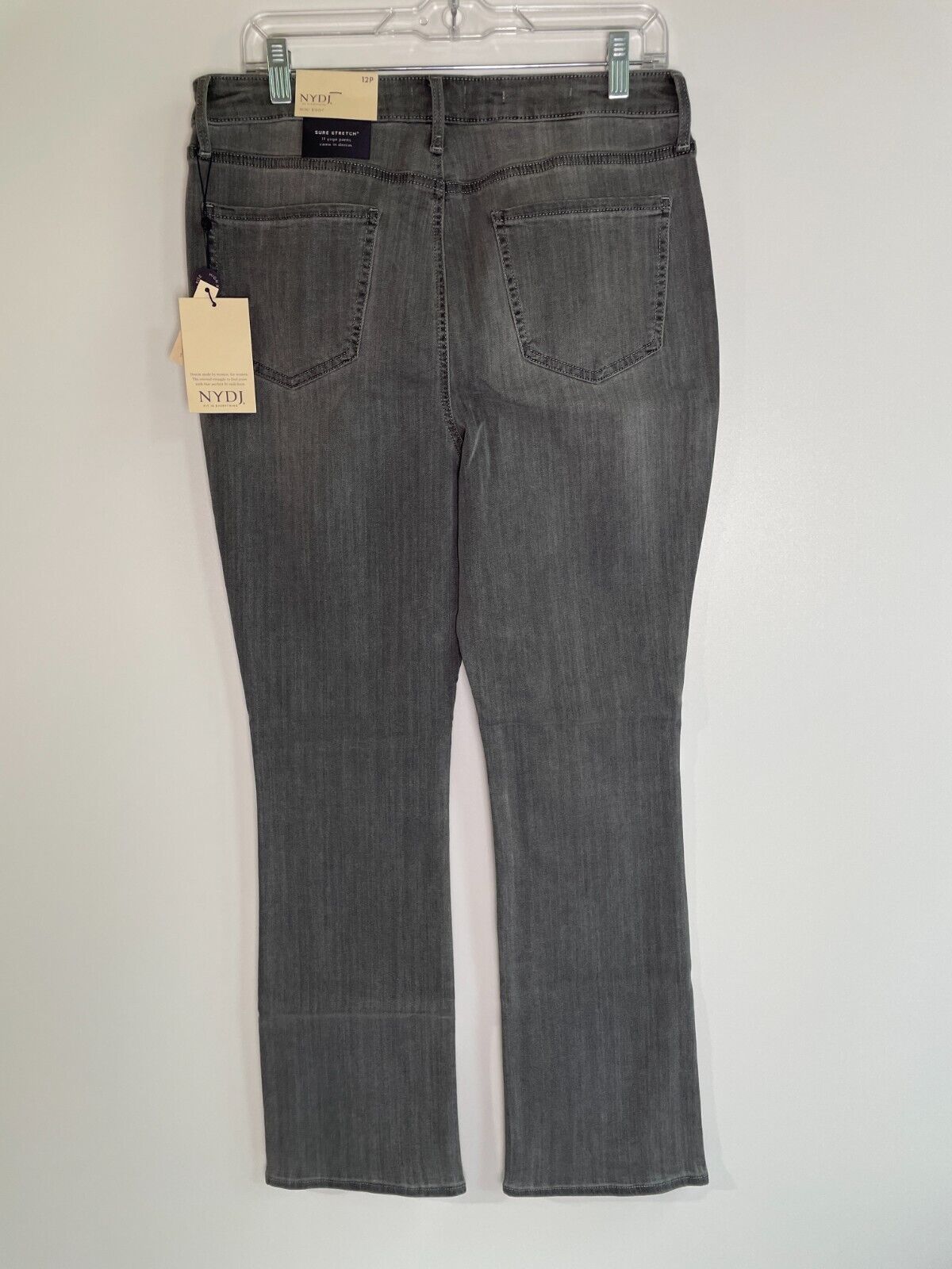 NYDJ Women's 12P High Rise Sure Stretch Denim Billie Mini Bootcut Jeans PAEV2880