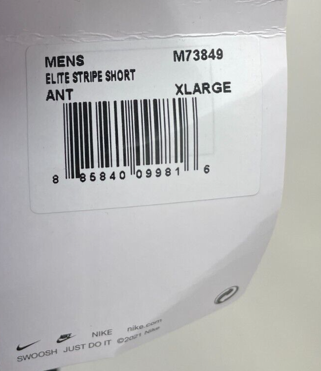 Texas Longhorns Nike Men XL Dri-FIT Elite Stripe Basketball Short Gray NCAA