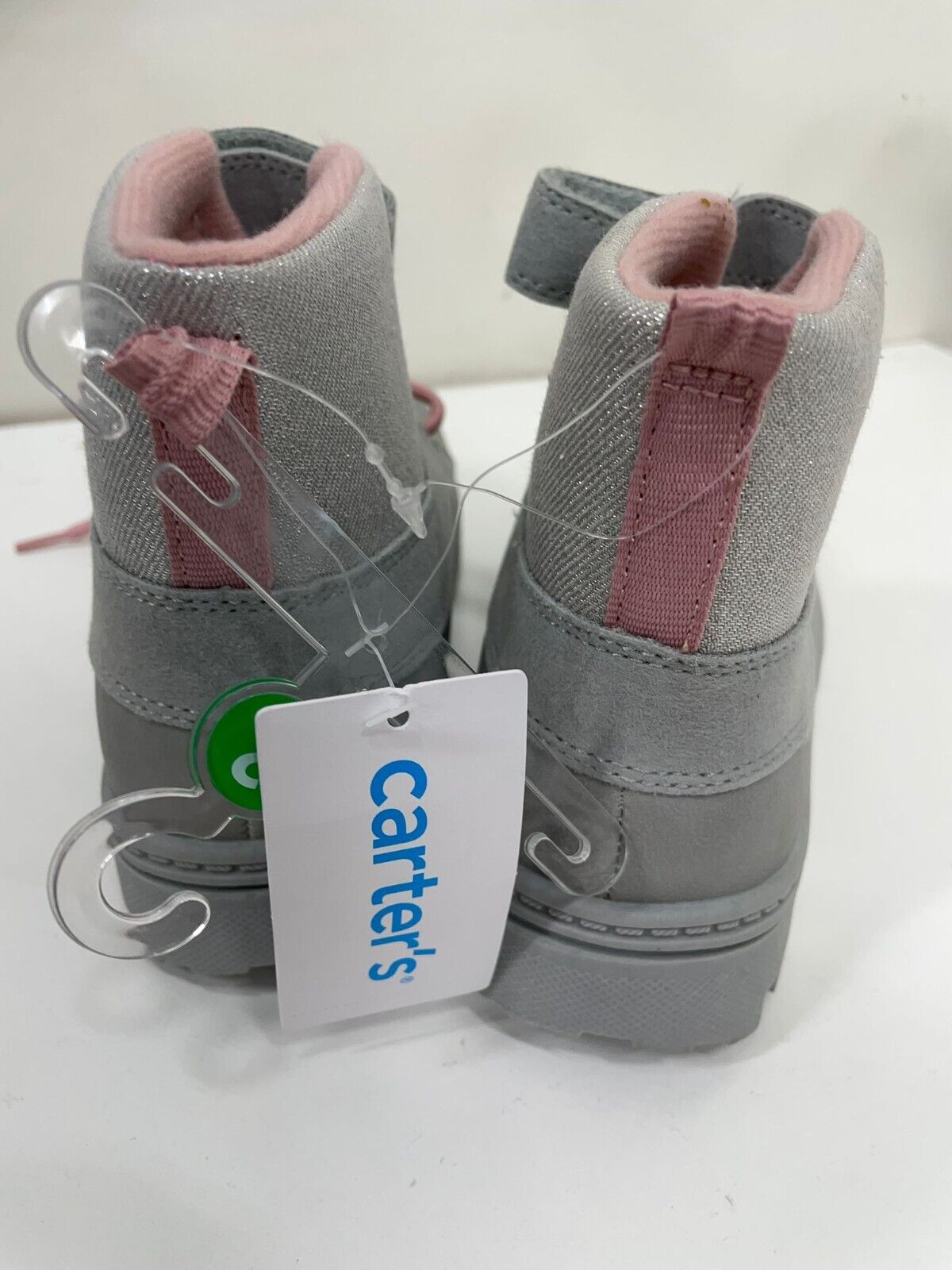 Carters Girls 2Y New Grey Duck Boots Kids Youth Pink YF22H15H