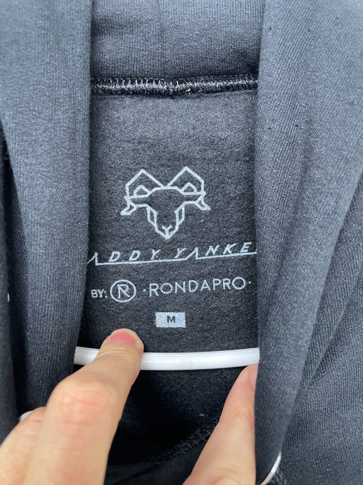 Daddy Yankee Unisex L Legendaddy Hoodie Sweatshirt Black Long Sleeve Pullover