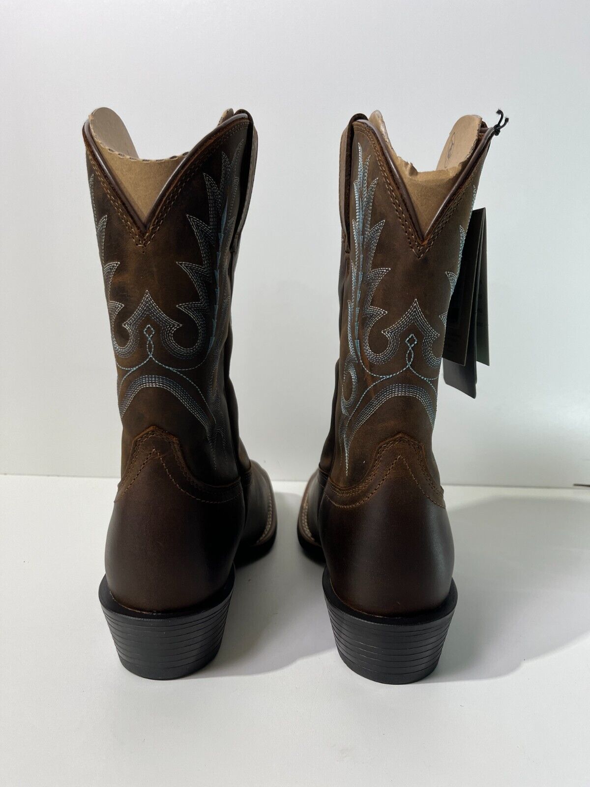 Ariat Men's 9 Sport Outfitter Square Toe Leather Western Boots Brown 10011801