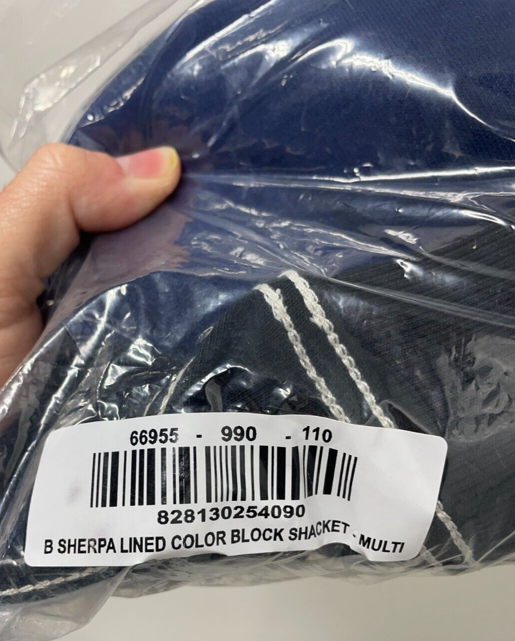 Hanna Andersson Boys' 5 Kids Sherpa Lined Colorblock Shacket Multi Jacket NWT