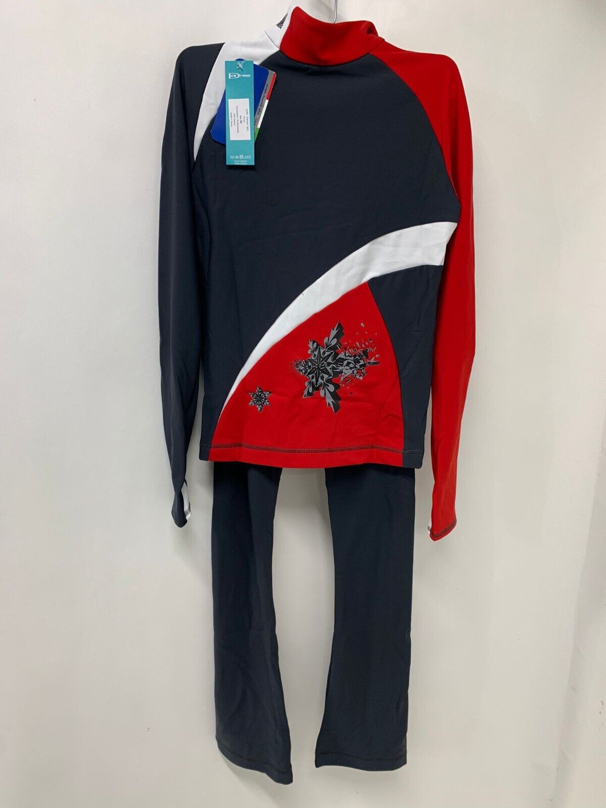 IceDress Adult S Thermal Ice Dancing Figure Skating Outfit Split Boys Girls Mens