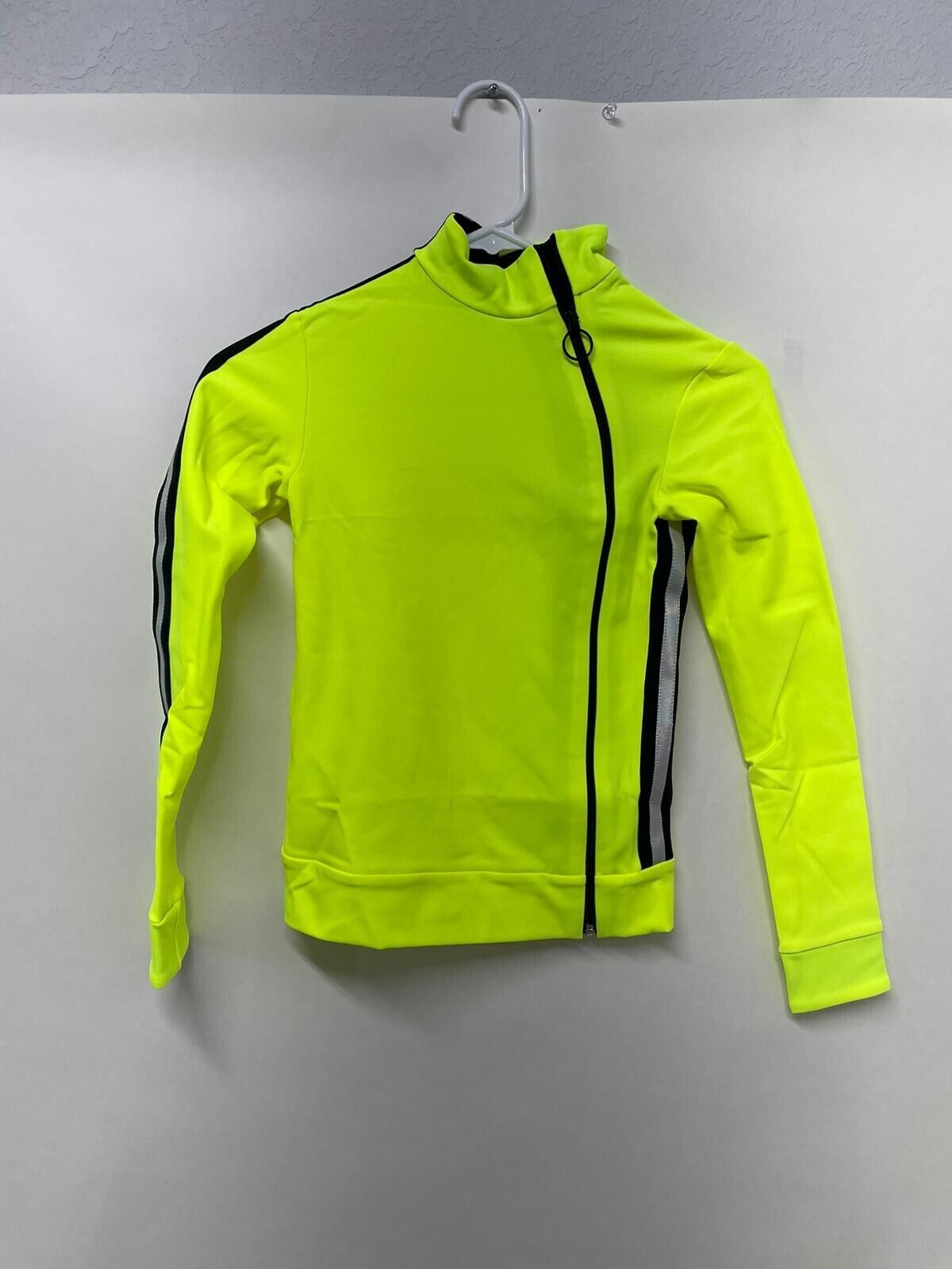 IceDress Adult M Thermal Olympus Jacket Ice Dancing Figure Skating Neon Womens