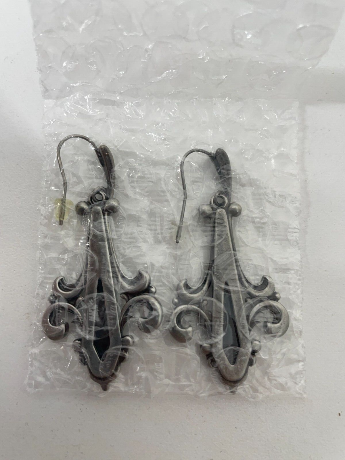 Killstar Women's Agrippa Earrings Silver KSRA001370 Goth-Deco Alloy Metal NWT