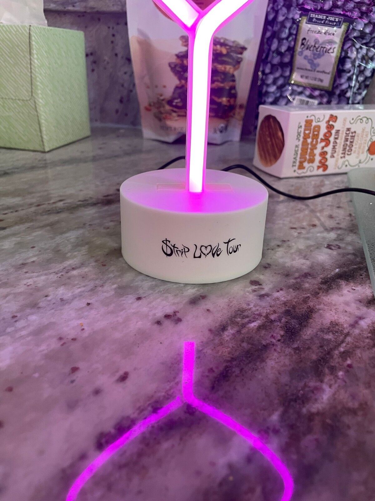 Karol G Strip Love World Tour Official Merch Tube Lamp Light Tote Bag Tumbler