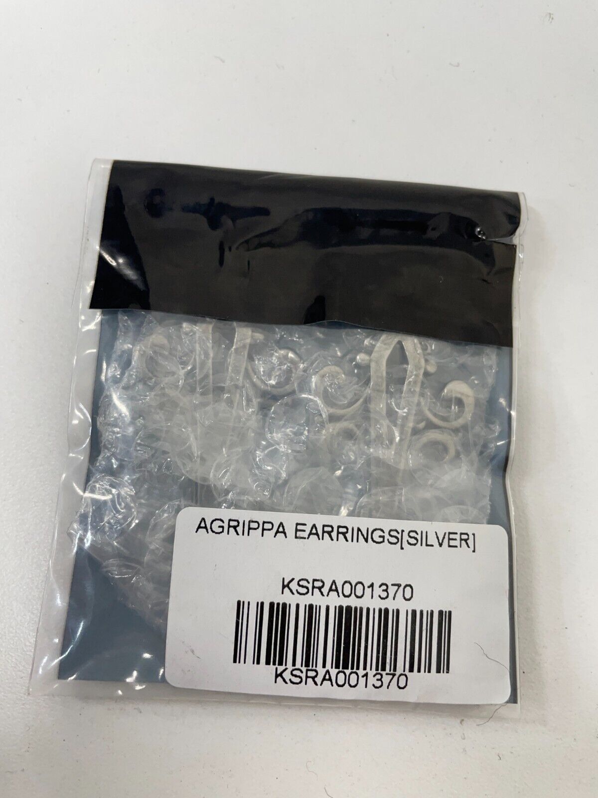 Killstar Women's Agrippa Earrings Silver KSRA001370 Goth-Deco Alloy Metal NWT