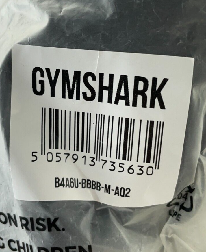 Gymshark Womens M GS Power Original Tight Shorts Black High-Waisted B4A6U