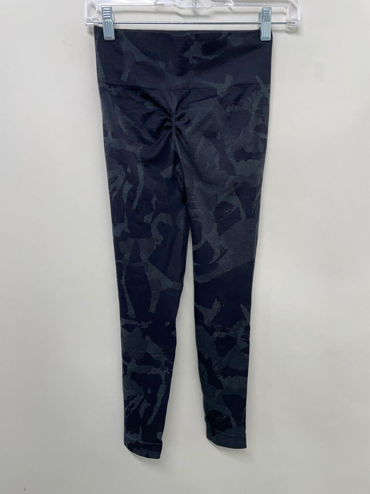 Gymshark Womens S B1A2K Black Adapt Camo Seamless Legging Gym Athletic Pant