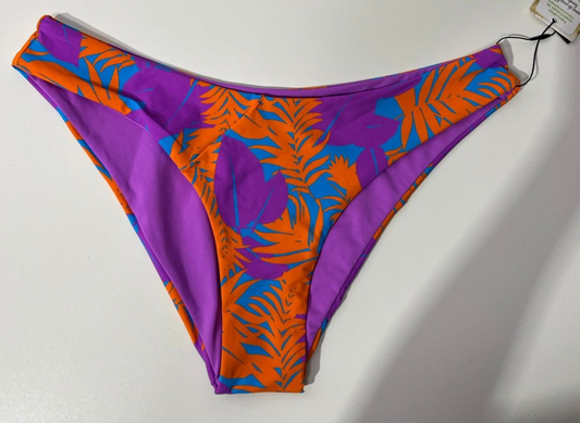 Vetchy Woman M Medium Laguna  Bikini Tropical Bottoms Full Cover Swim BBLGNTRPO4