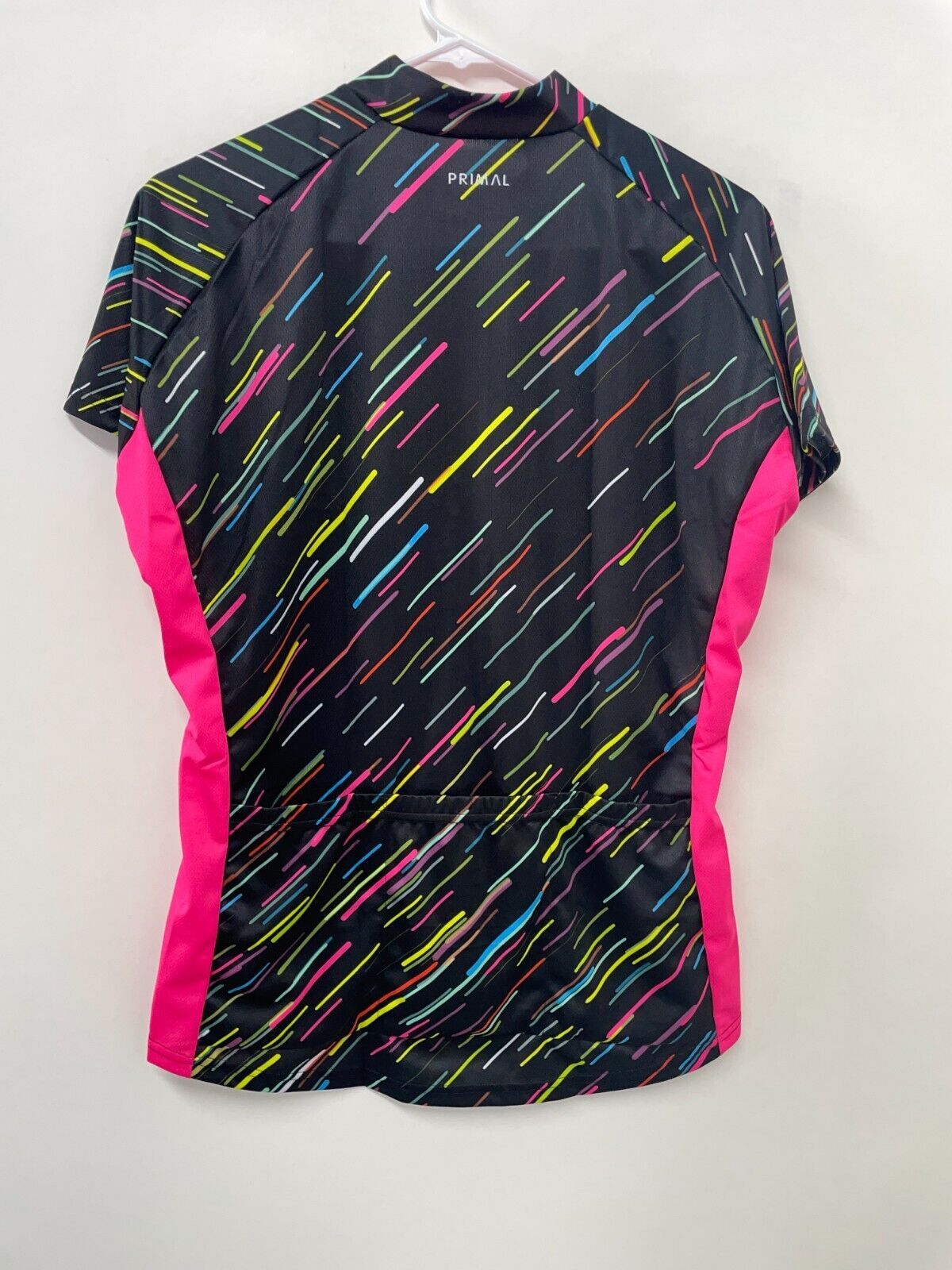 Primal Wovens XL Neon Acid Rain Sport Cut Jersey Short Sleeve Fitted FACI2J60W