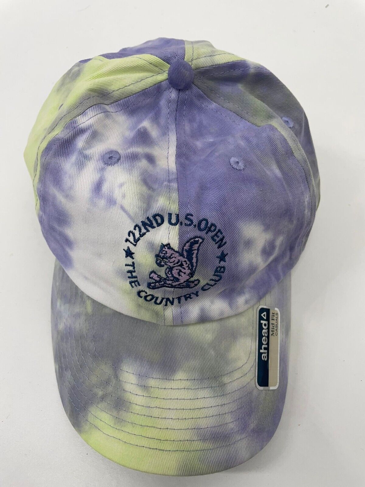 US Open Golf Mens Adult The Country Club Tie Dye Hat Cap 122nd Ashbury Ahead