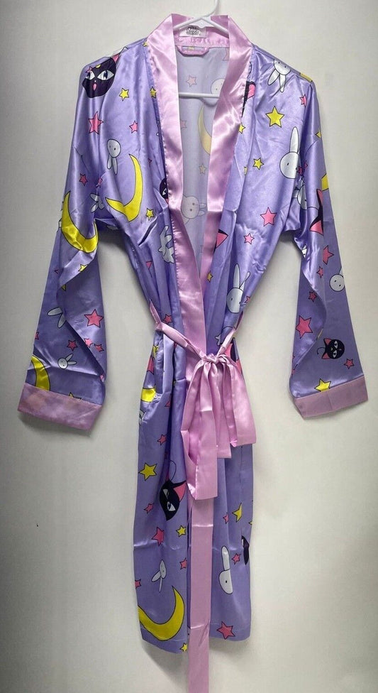 Oh My Senpai Adult Nerdy Loungewear Robe Moonie Purple Luna from Sailor Moon