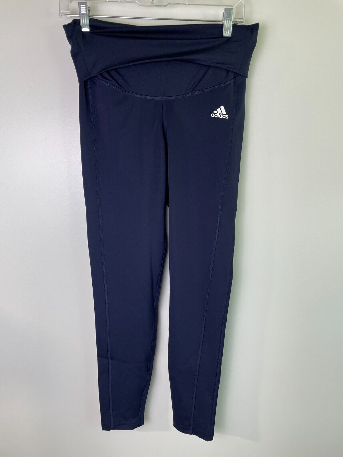 Adidas Aeroready Maternity Designed to Move 7/8 Leggings Size M Navy HD6844