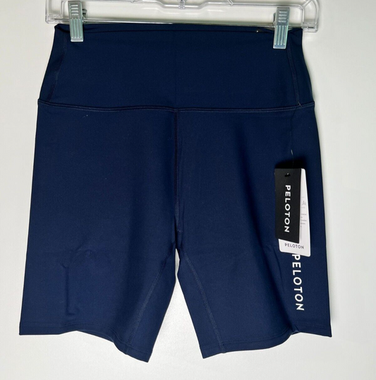 Peloton Womens M Cadent High Rise Bike Short Navy WB00847-411-M